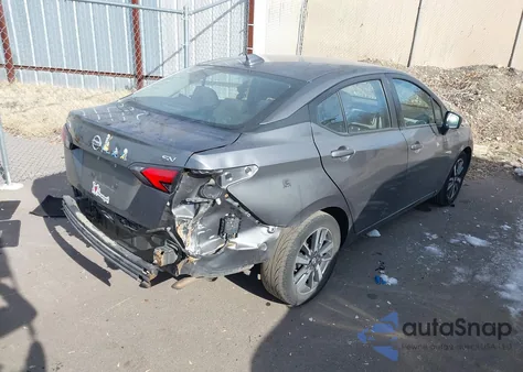 2021 Nissan Versa Sv Xtronic Cvt from USA, damaged, VIN 3N1CN8EV2ML834073